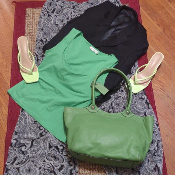 C est 1946 Black & White sheer Pants - Picture 2 of 6